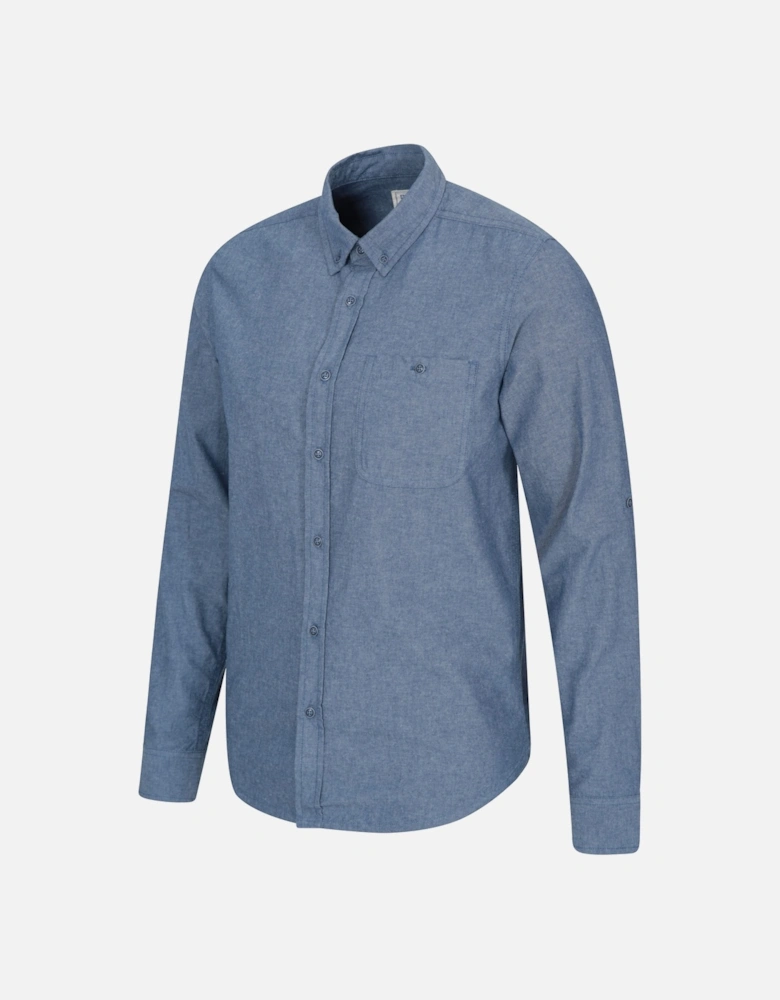 Mens Driftwood Chambray Organic Shirt