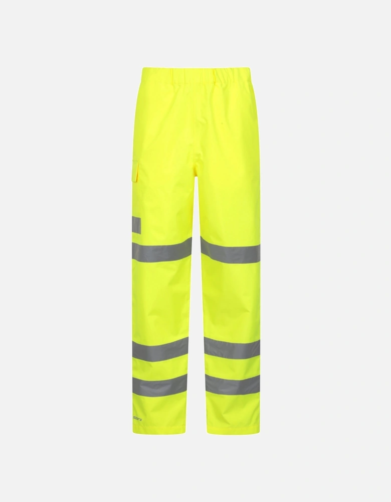 Unisex Adult Waterproof High-Vis Work Over Trousers