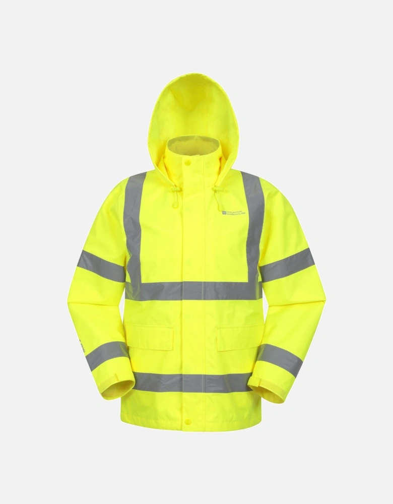 Mens Waterproof Hi-Vis Jacket