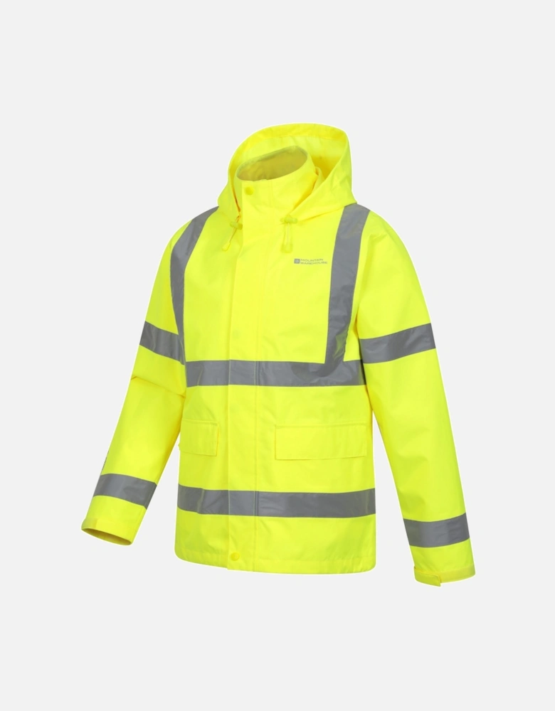 Mens Waterproof Hi-Vis Jacket