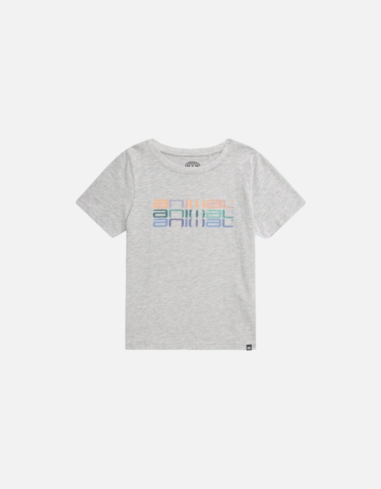 Childrens/Kids Charley Stacked Logo Organic T-Shirt