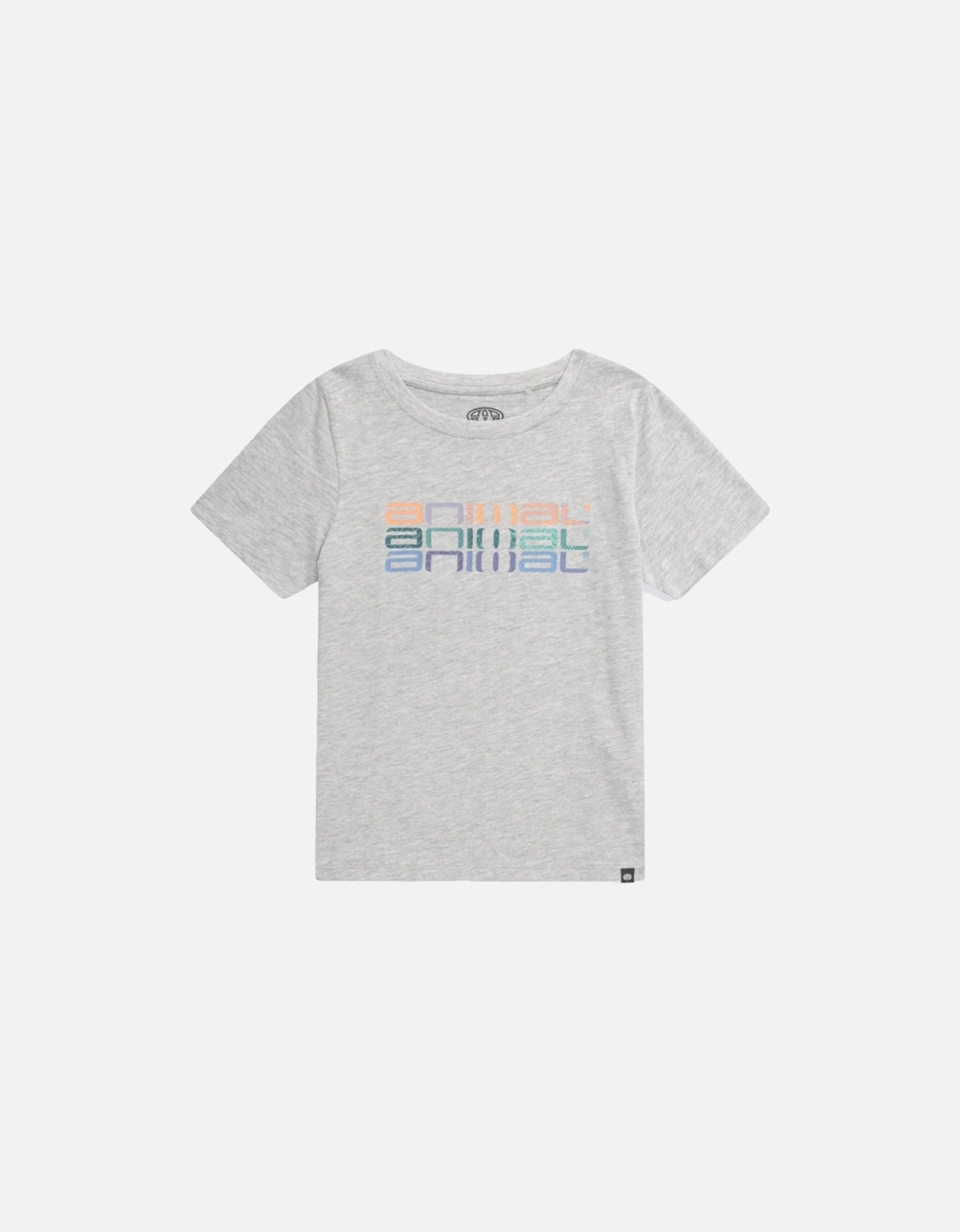 Childrens/Kids Charley Stacked Logo Organic T-Shirt, 3 of 2