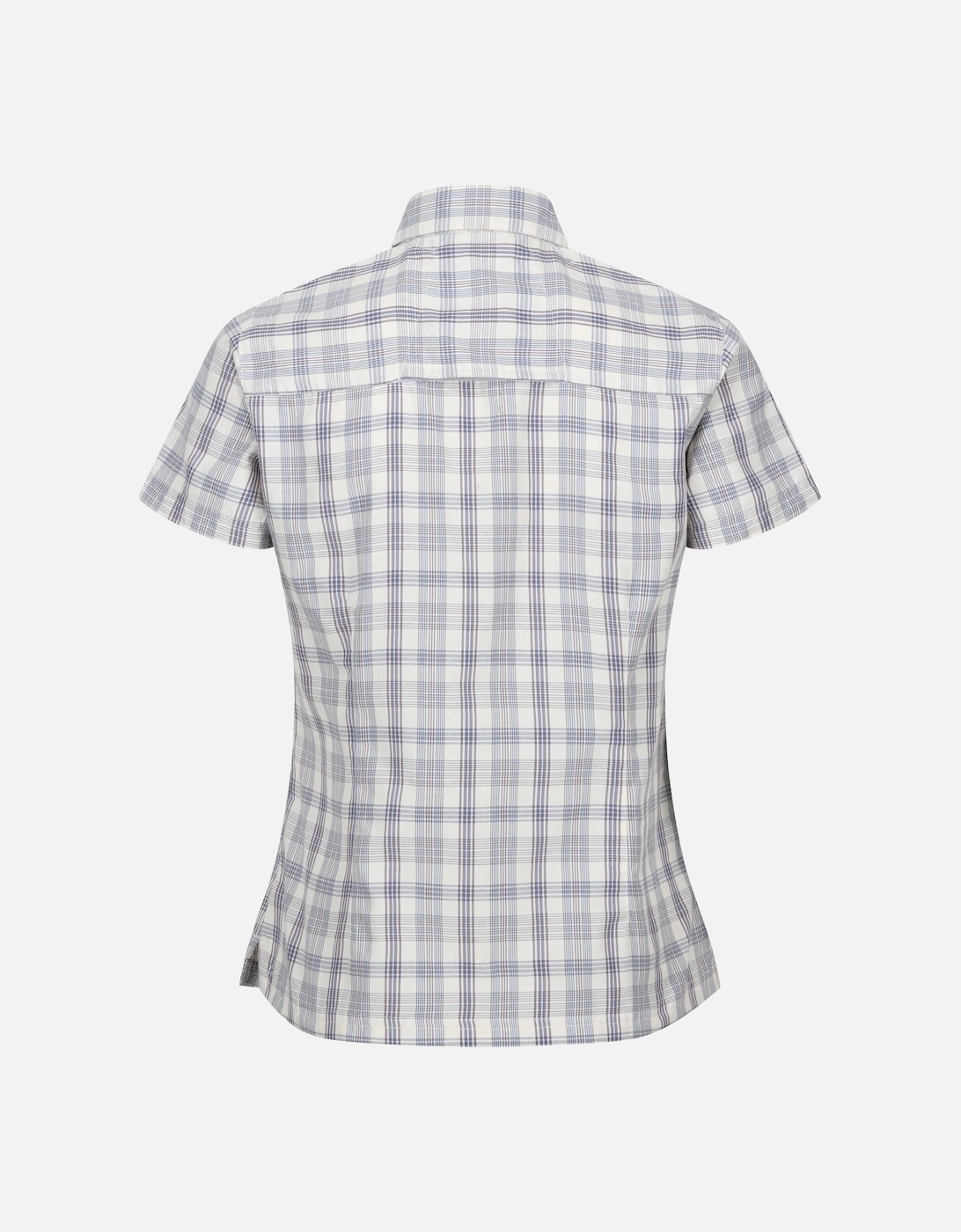 Womens/Ladies Mindano VIII Checked Short-Sleeved Shirt