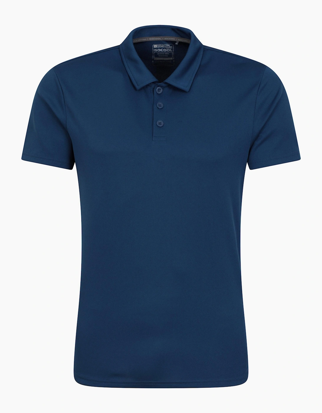 Mountain Warehouse Men's Navy Endurance Isocool Polo Shirt - Size: 38