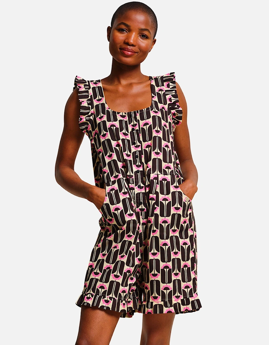 Womens Orla Kiely Playsuit Dress, 2 of 1