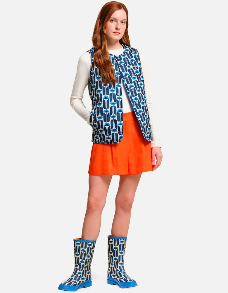 Womens Orla Kiely Quilted Gilet