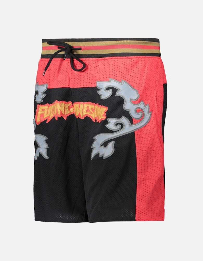 FA Muay Thai Basketball Shorts - Red/ Black