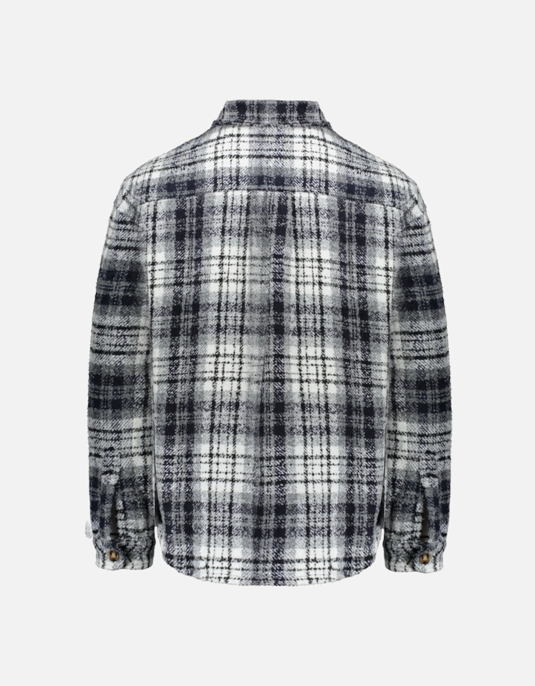 FA Heavy Flannel Overshirt - Navy