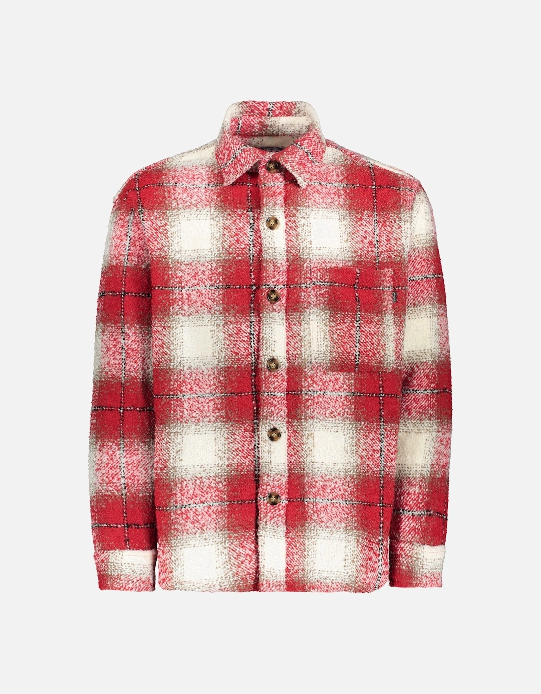 FA Heavy Flannel Overshirt - Red, 4 of 3