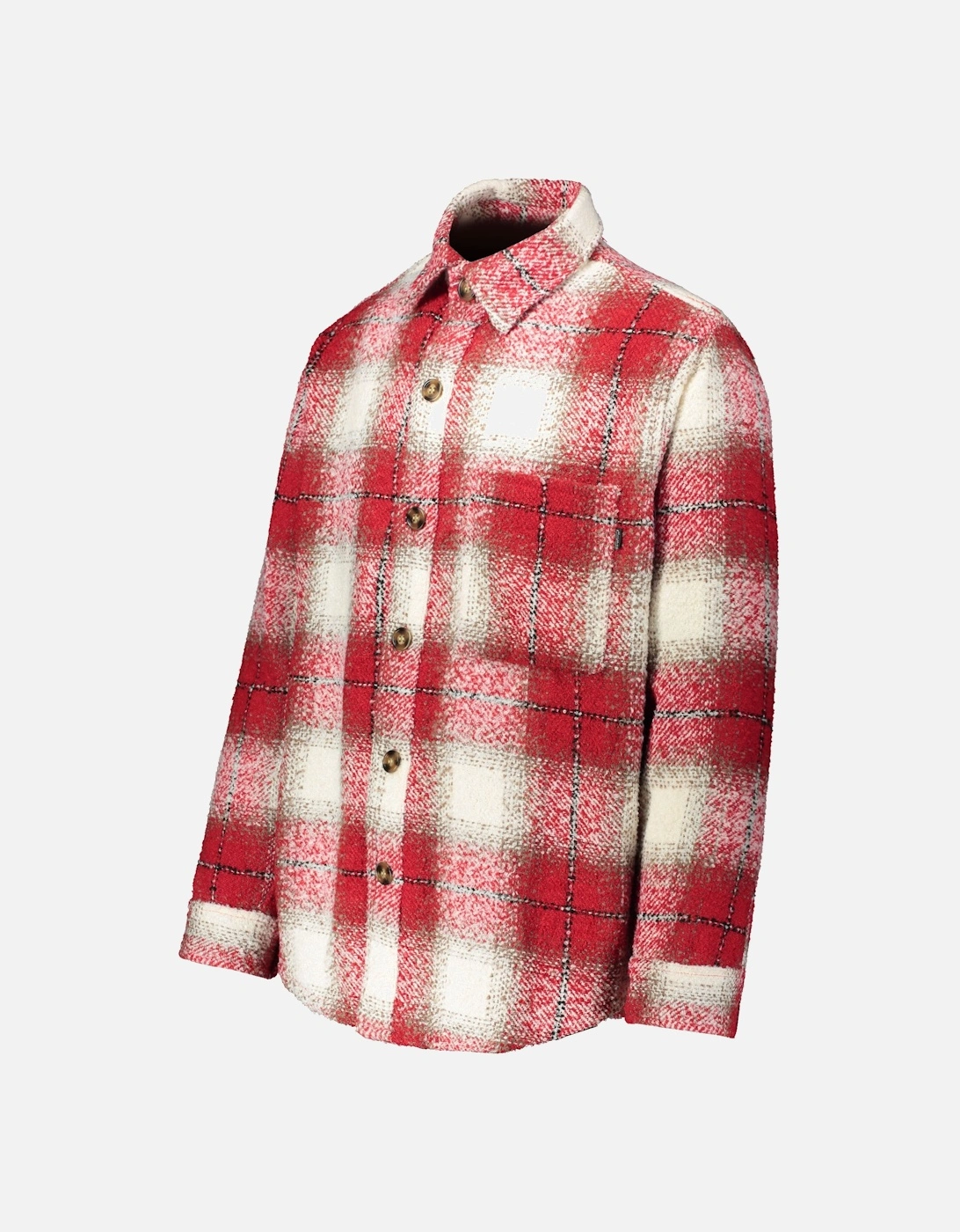 FA Heavy Flannel Overshirt - Red