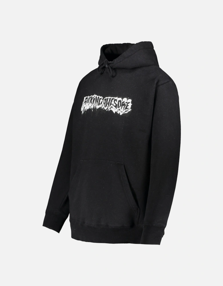 FA Dill Cut Up Logo Hoodie - Black