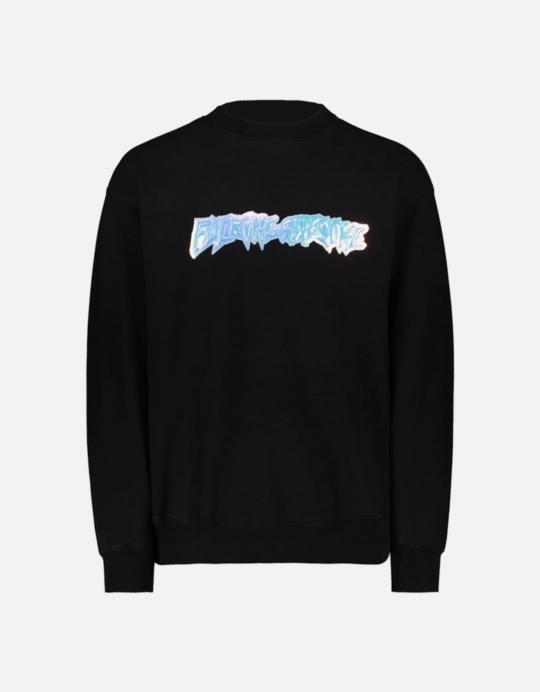 FA Iridescent Stamp Crew - Black