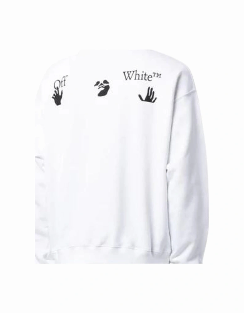 Big OW Skate Fit White Sweatshirt