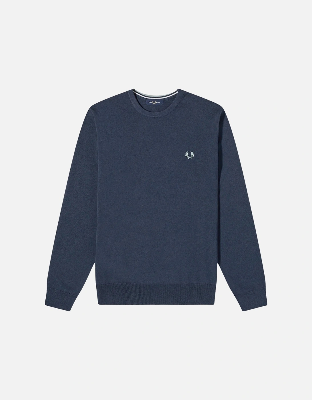 Classic V-Neck Shaded Navy Blue Jumper, 2 of 1