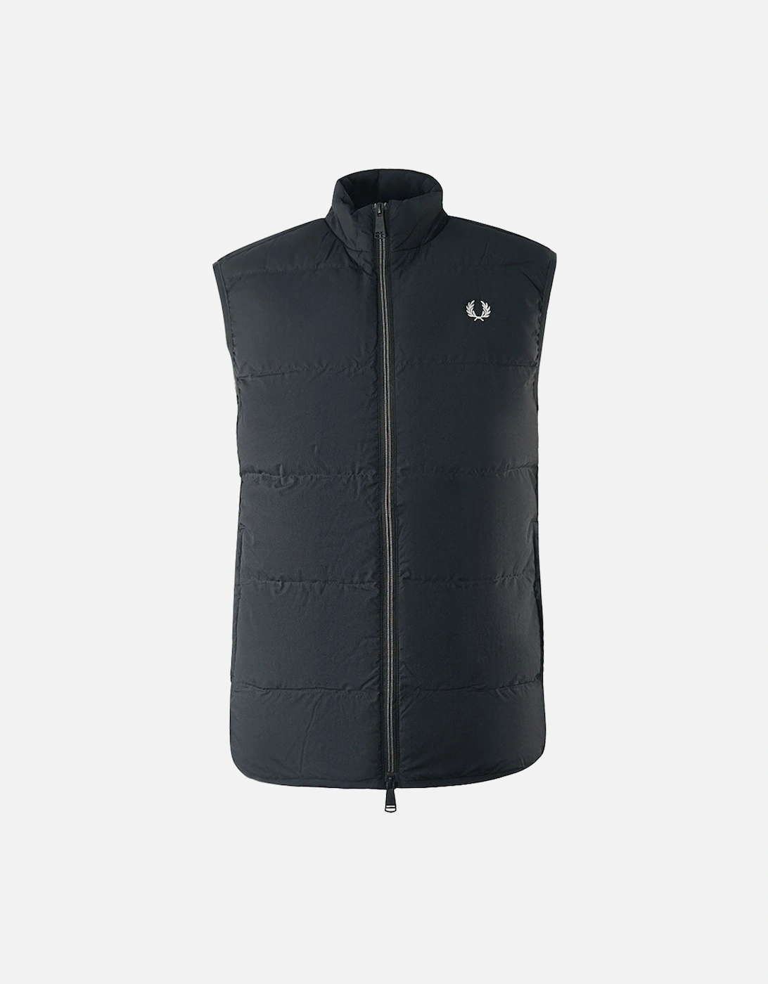 Insulated Quilted Black Gilet Jacket, 3 of 2