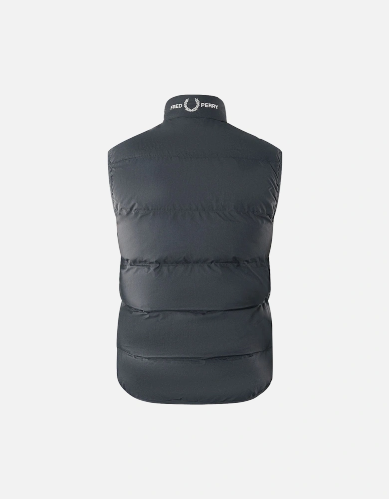 Insulated Quilted Black Gilet Jacket