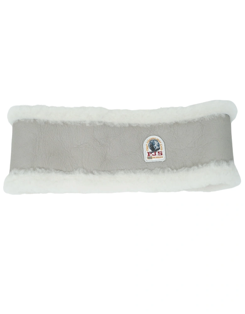 Shearling Band Hat Stone Beige Accessory