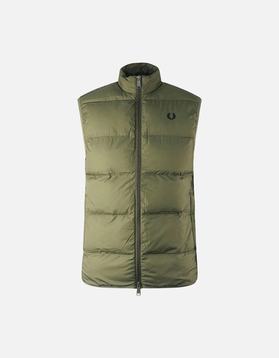 Insulated Quilted Uniform Green Gilet Jacket, 3 of 2