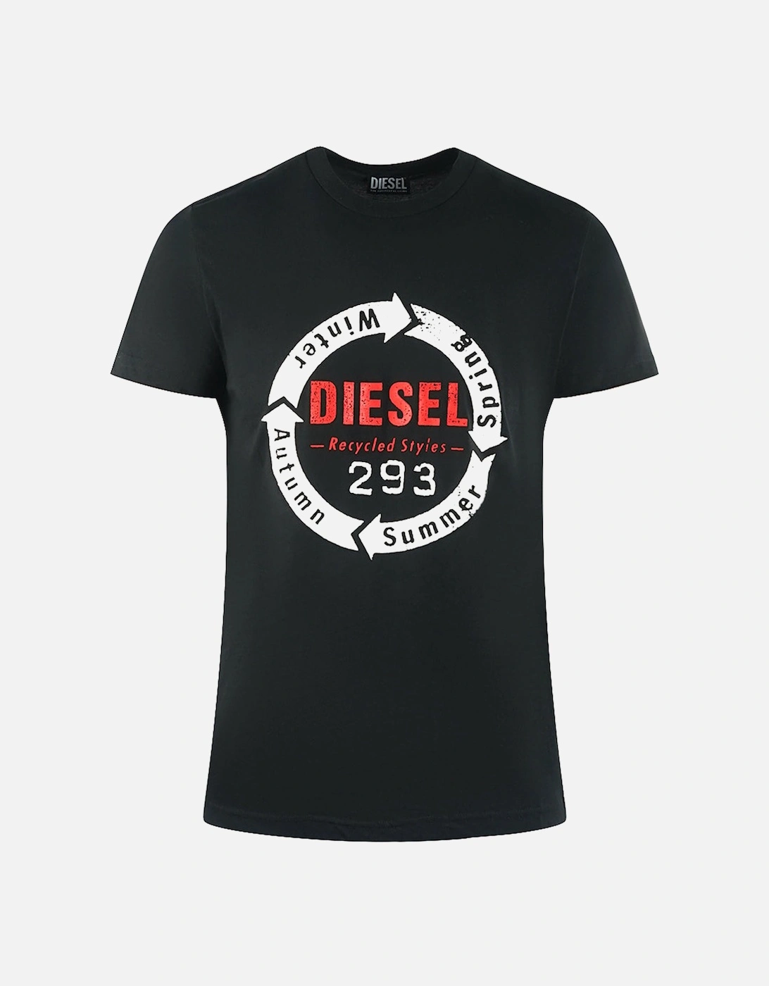 Recycled Styles Logo Black T-Shirt, 3 of 2