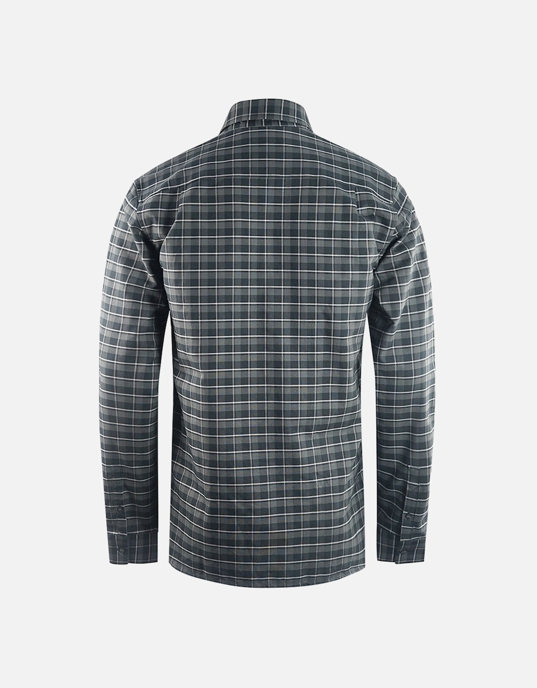 Gunmetal Grey Oxford Check Shirt