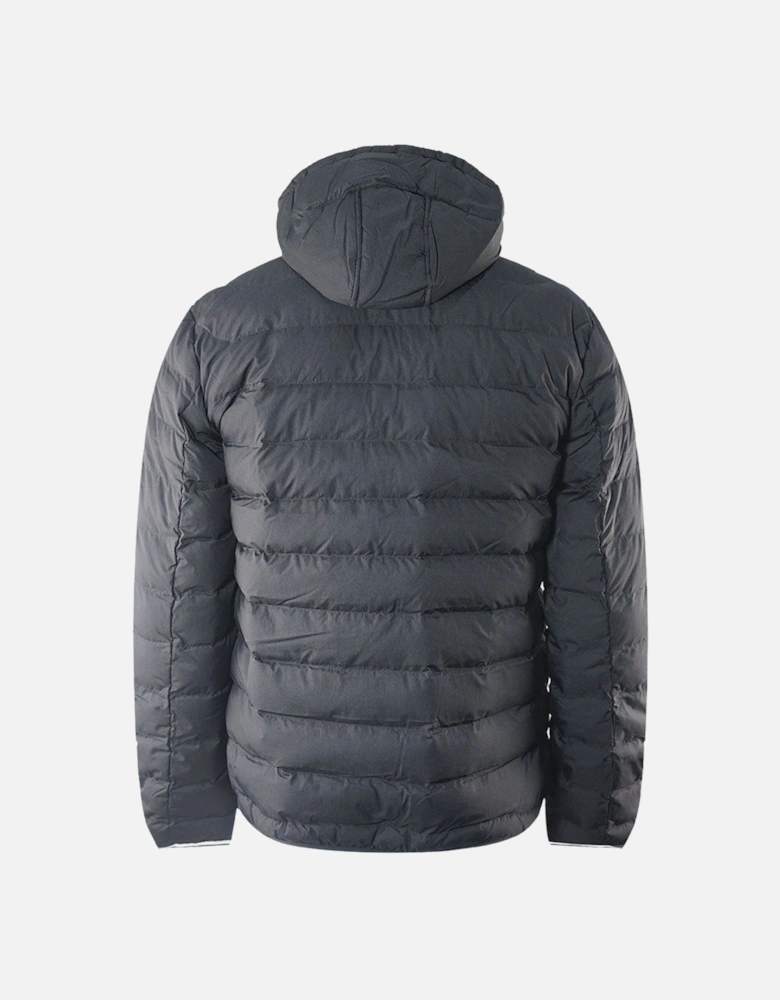 Black Insulated Hooded Jacket
