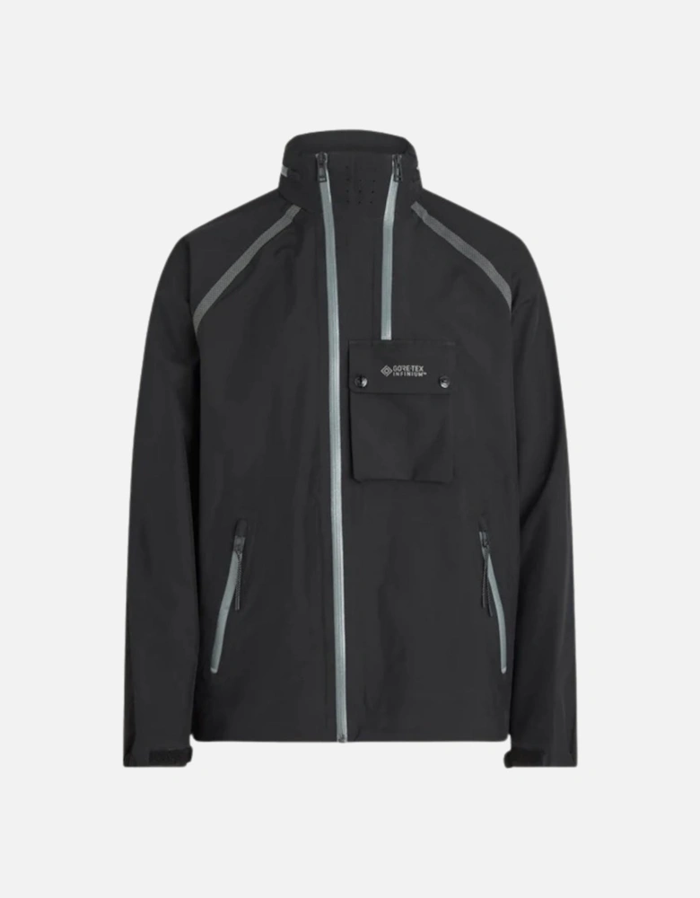 Solid Twin Black Waterproof Track Jacket