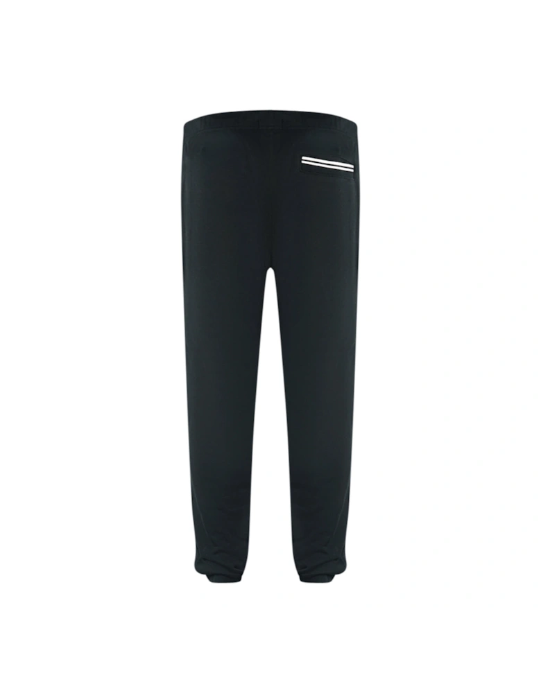 Loop Back Black Sweat Pants