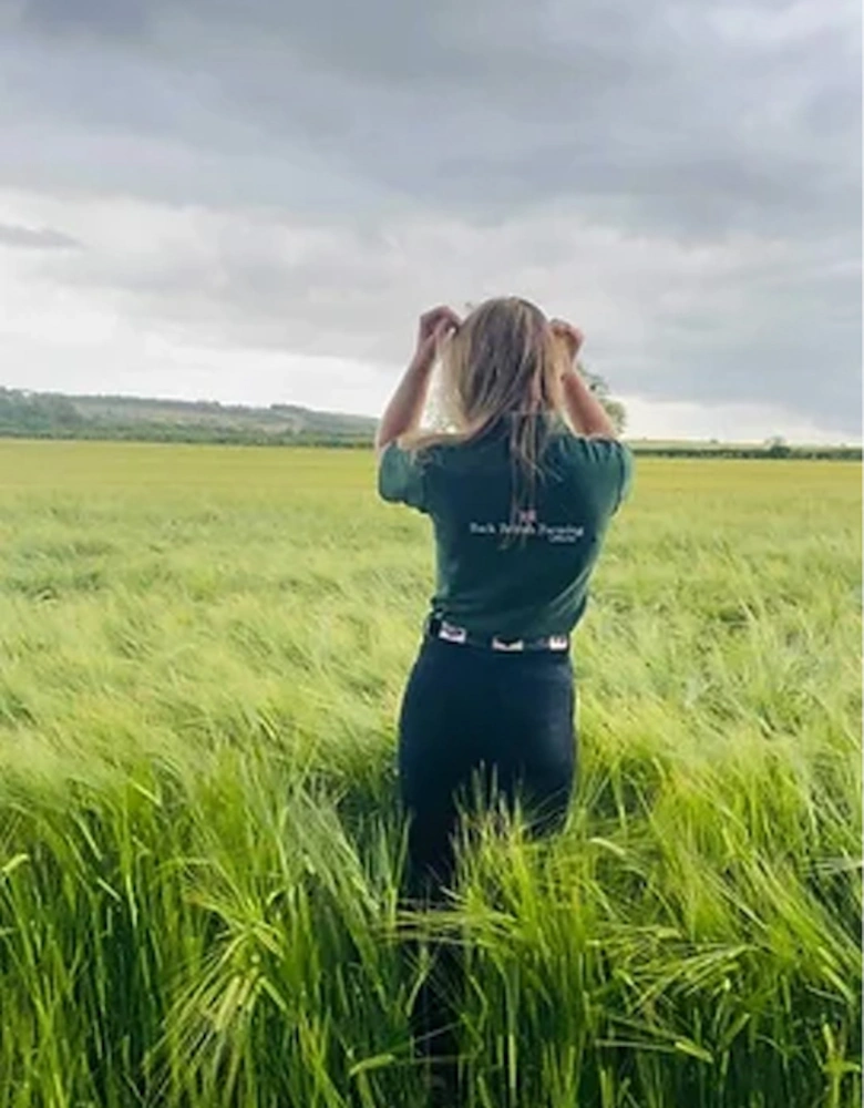 Back British Farming Women's Polo Shirt Green