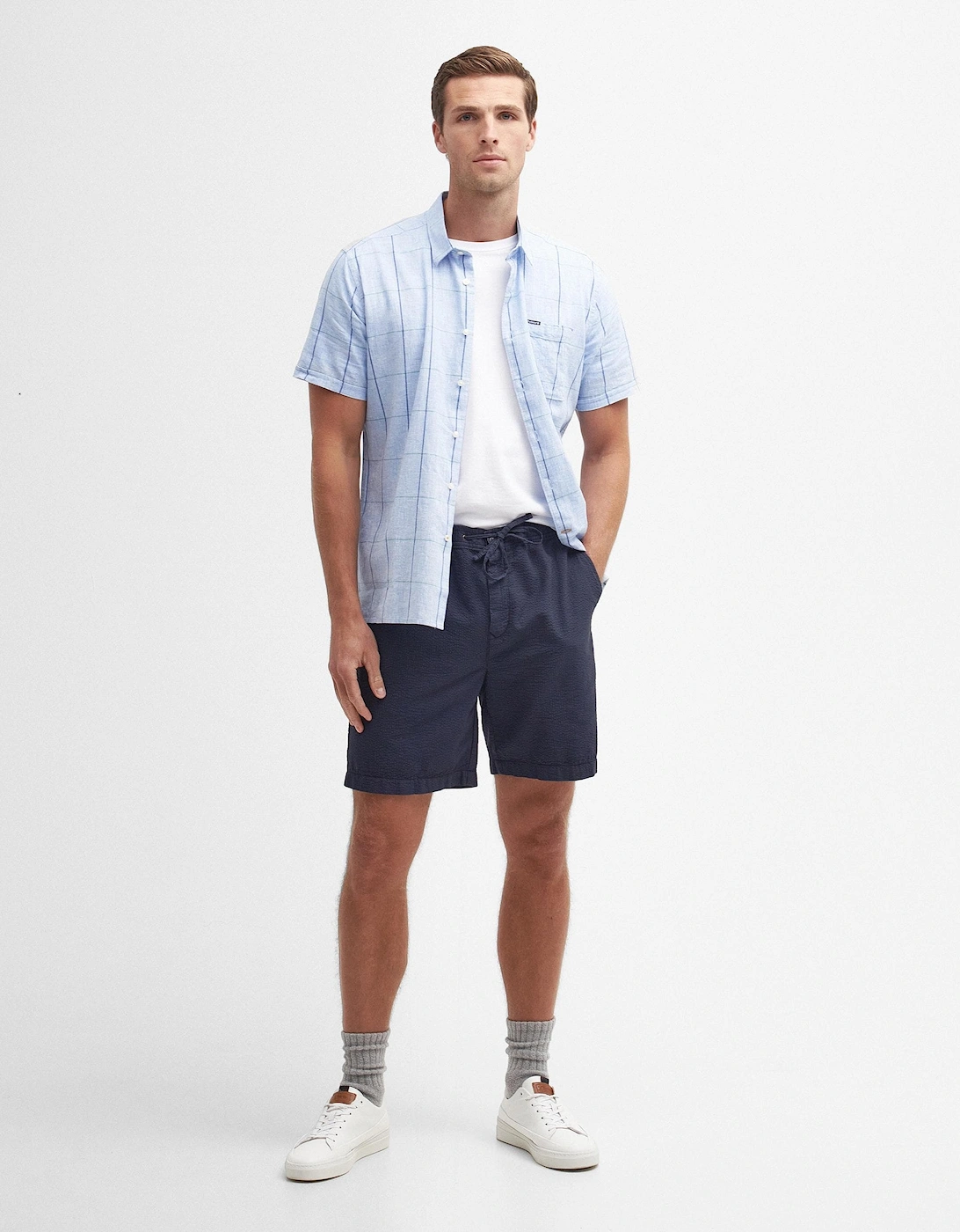 Melbury Mens Seersucker Shorts