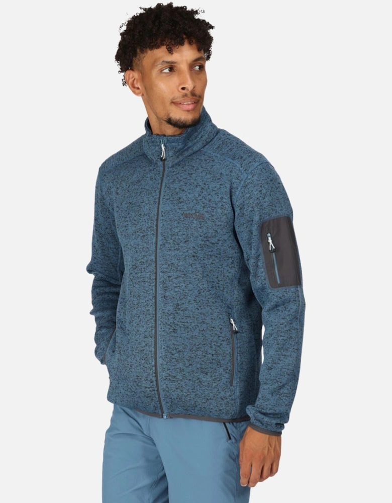 Mens Newhill Full Zip Breathable Fleece Jacket