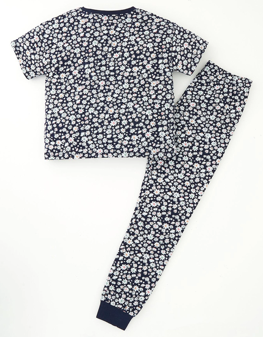 Girls Short Sleeve/ Long Length Floral Pyjama