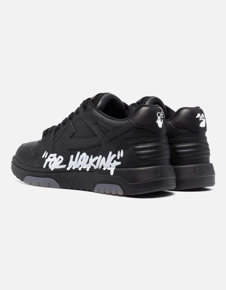 Out of Office "For Walking" Leather Trainers in Black