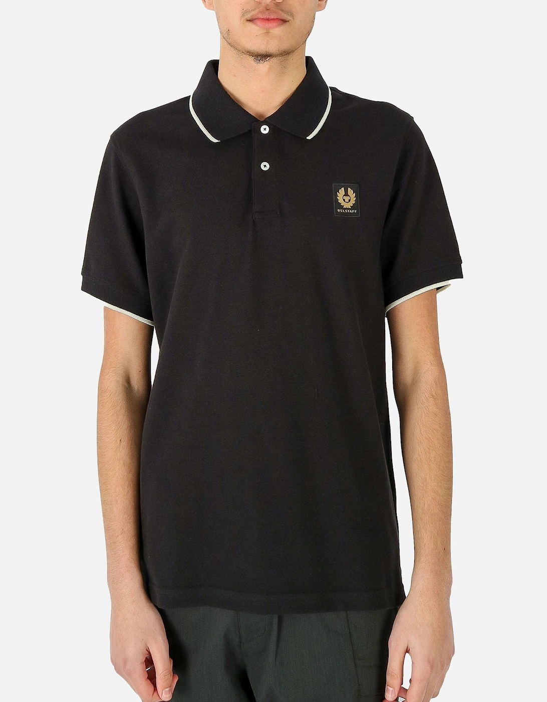 Tipped Badge Black Polo, 5 of 4