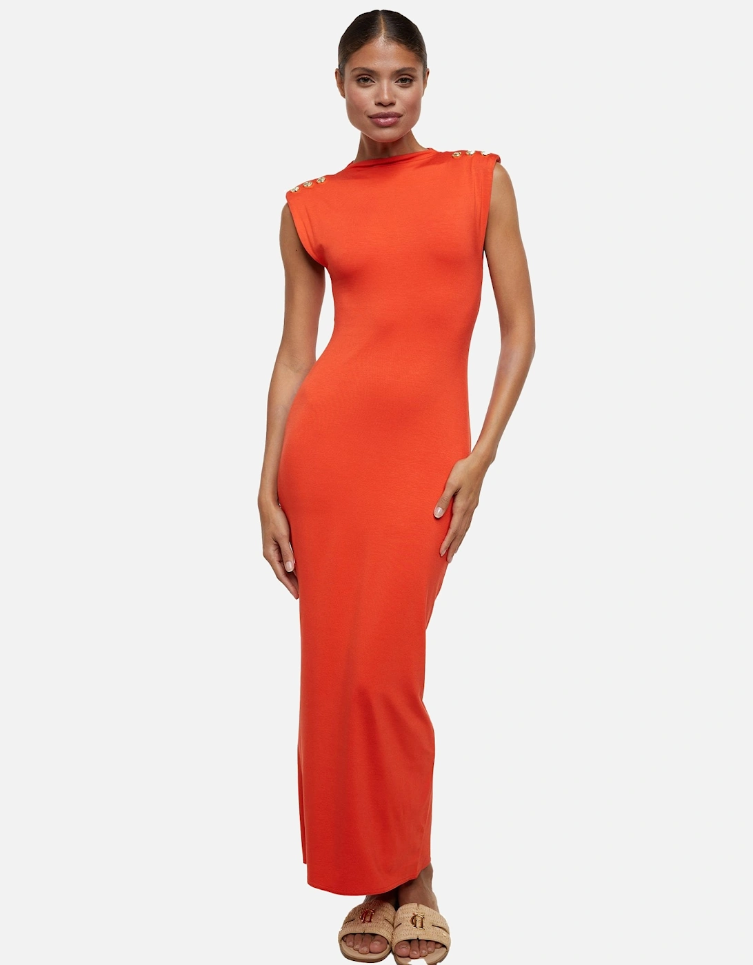 Harper Orange Maxi Dress