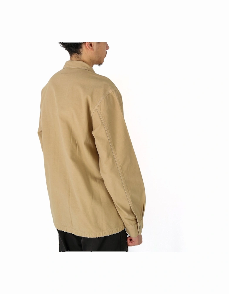 CPO Washed khaki Overshirt Jacket