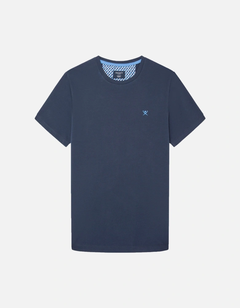 Swim Trim Logo T Shirt Navy