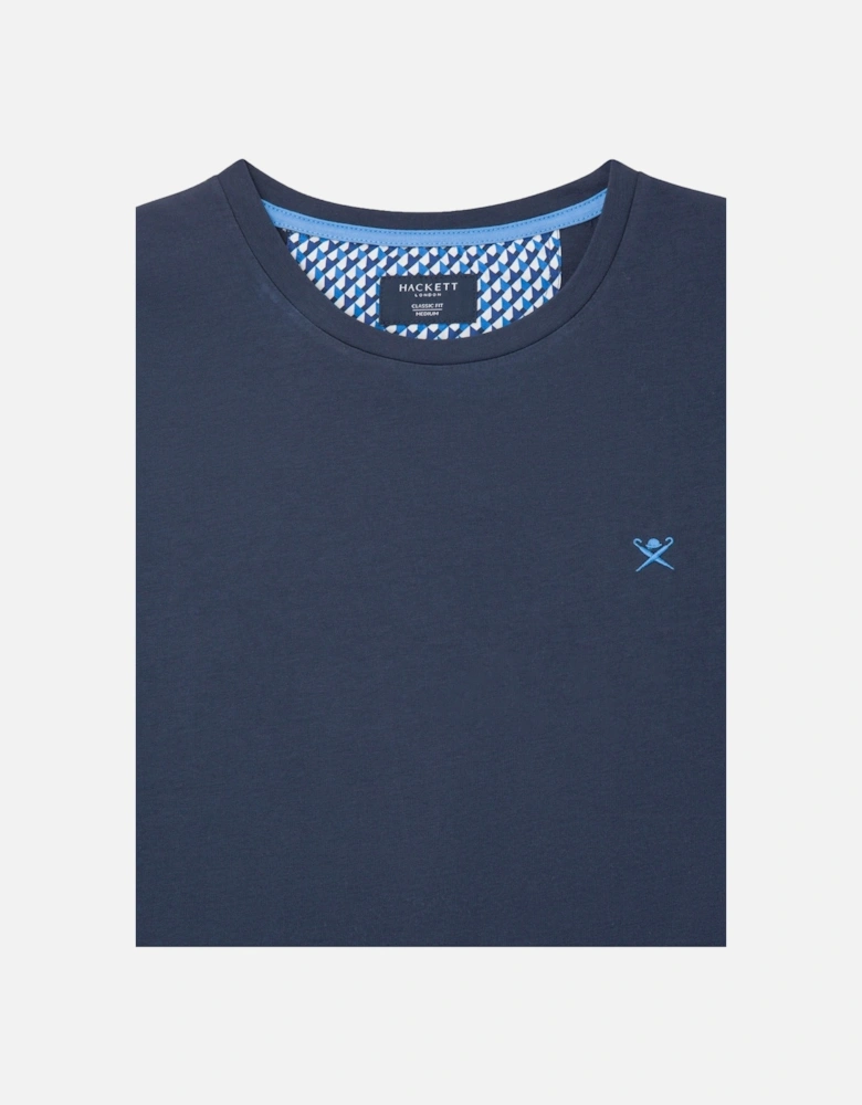 Swim Trim Logo T Shirt Navy