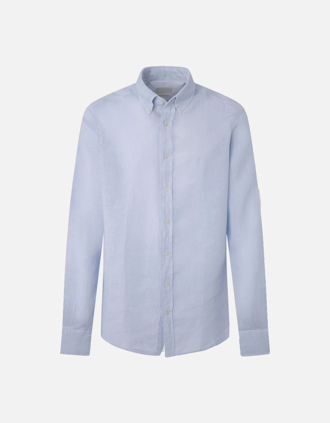 Linen Long Sleeved Shirt Sky Blue, 4 of 3
