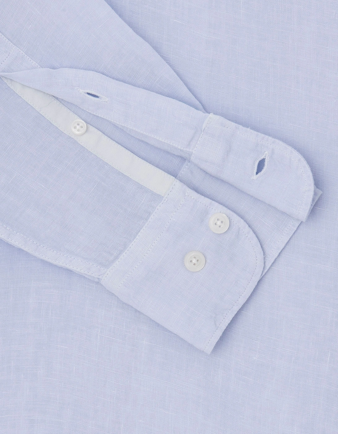 Linen Long Sleeved Shirt Sky Blue