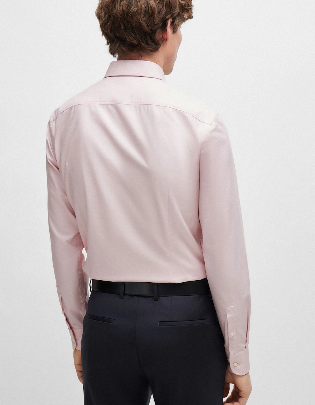 Boss H-hank-kent-c6-242 Long Sleeved Shirt Light Pastel Pink