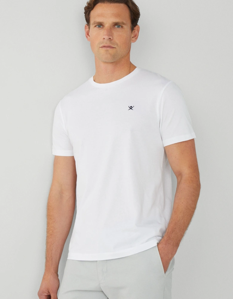 Swim Trim Logo T Shirt White