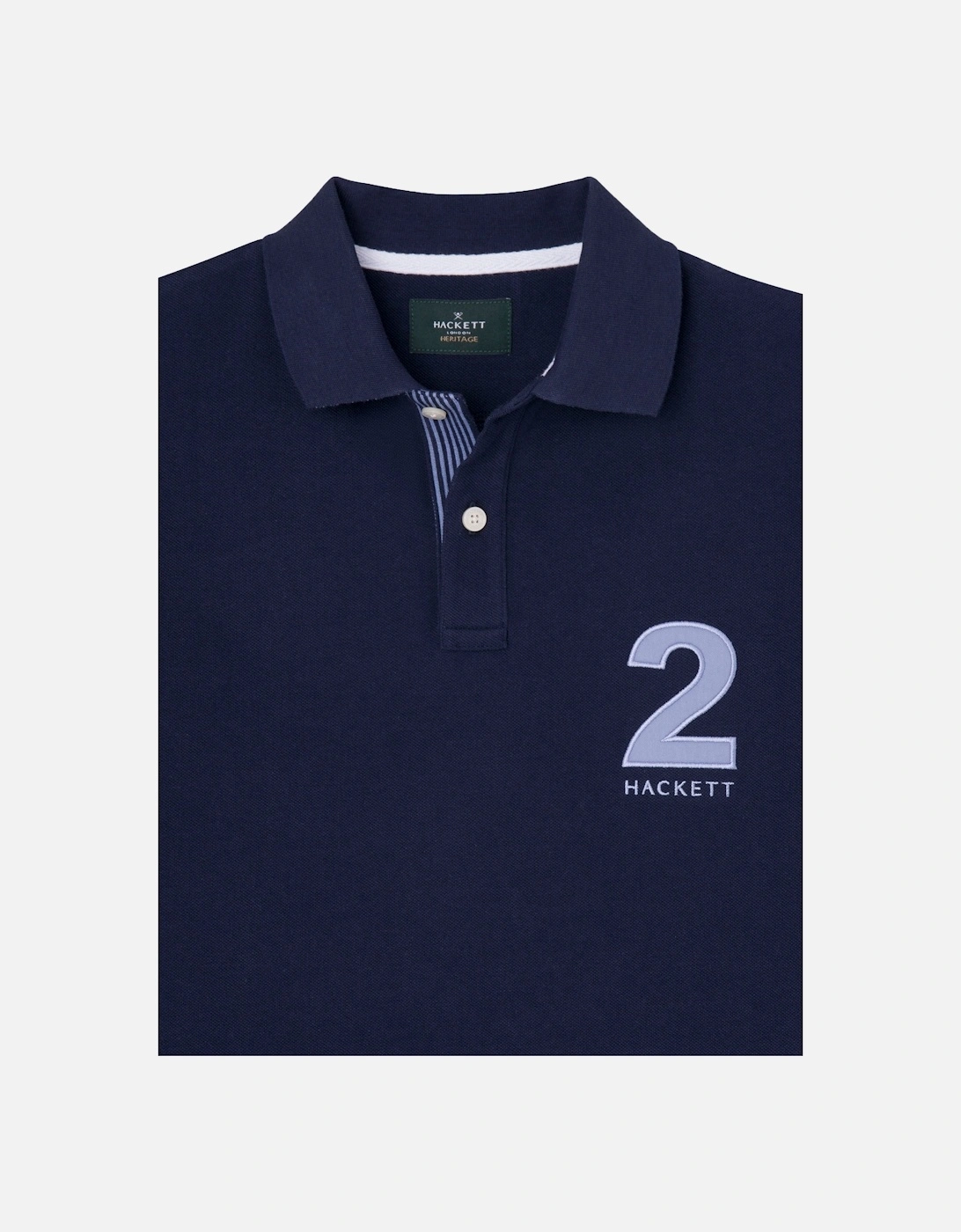 Heritage Number Polo Navy