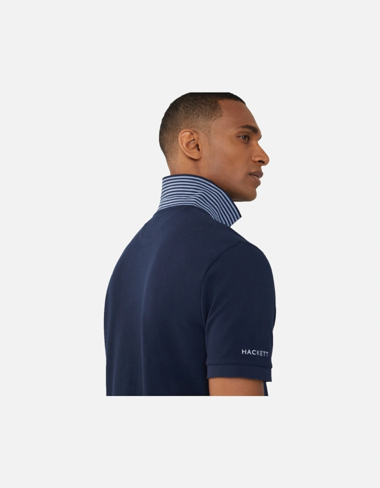 Heritage Number Polo Navy