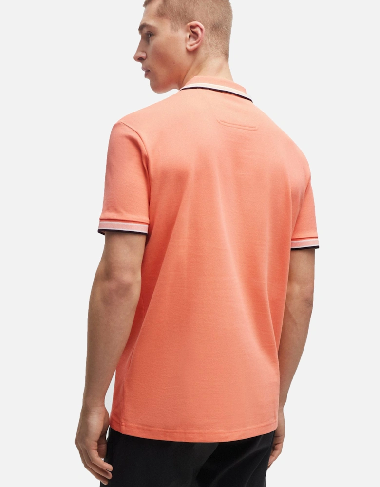 Boss Paddy Polo Shirt Open Red