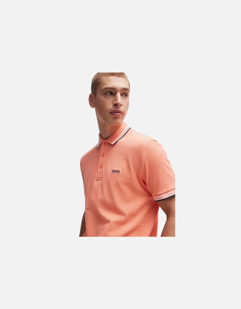 Boss Paddy Polo Shirt Open Red