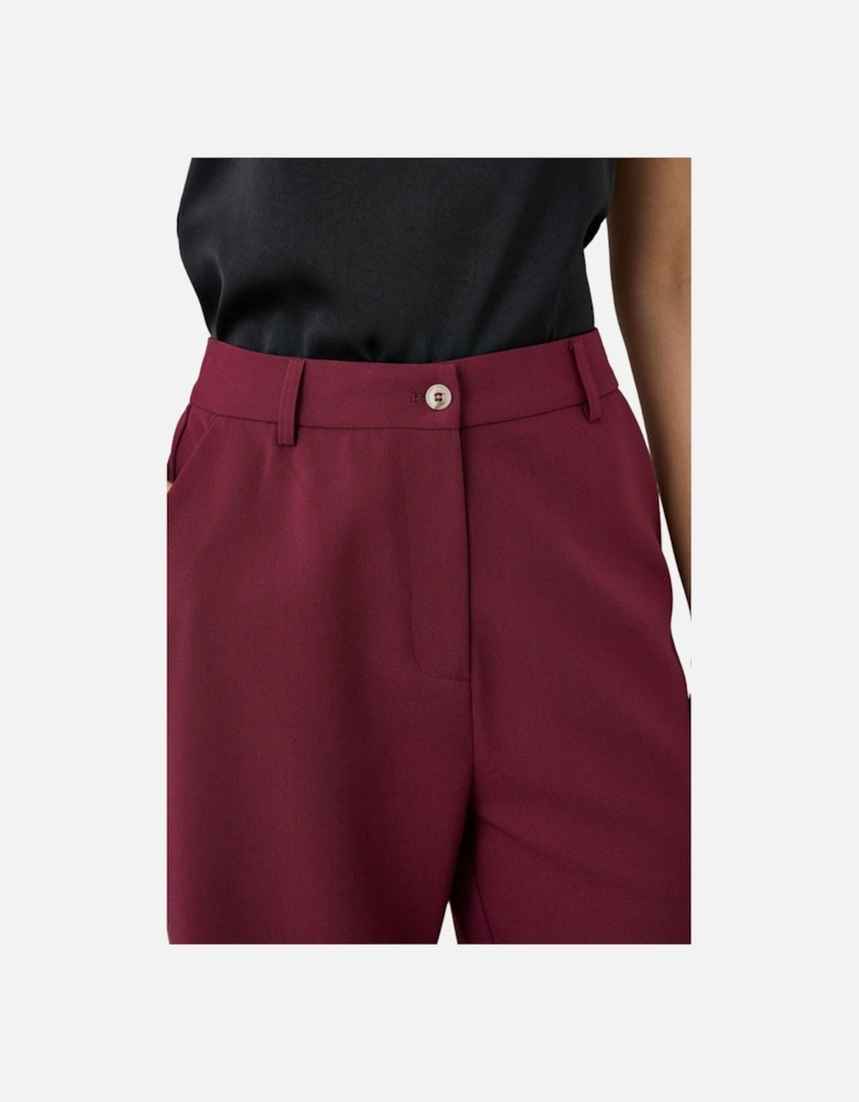 Womens/Ladies Kickflare High Waist Trousers