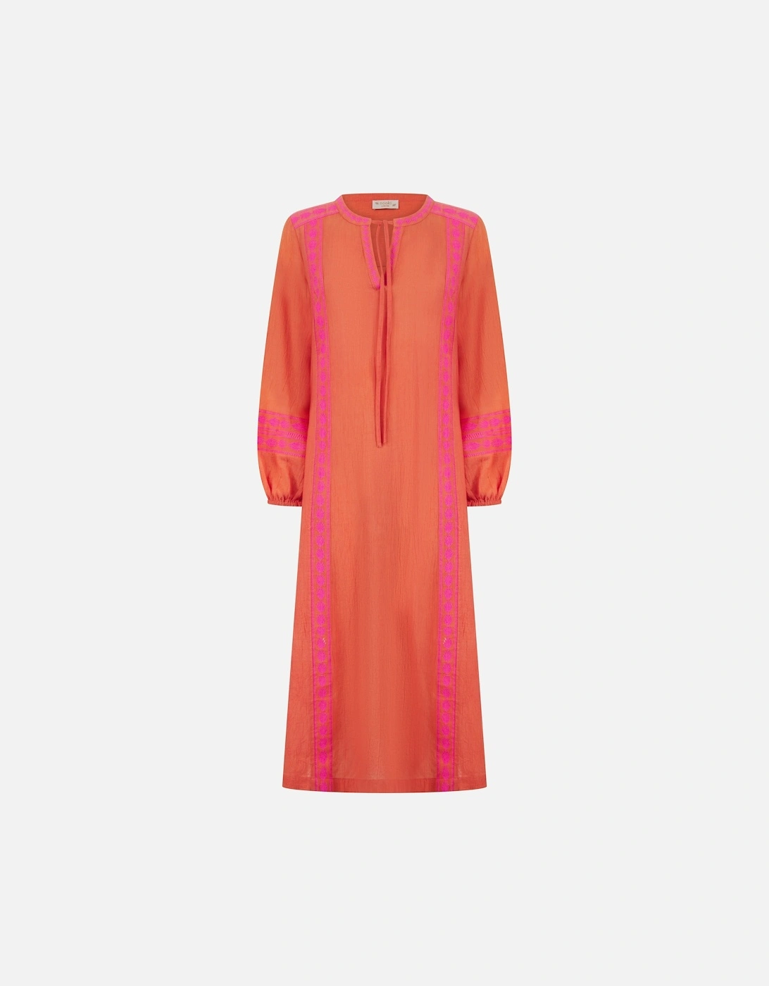 Emilia Maxi Dress Orange Mix