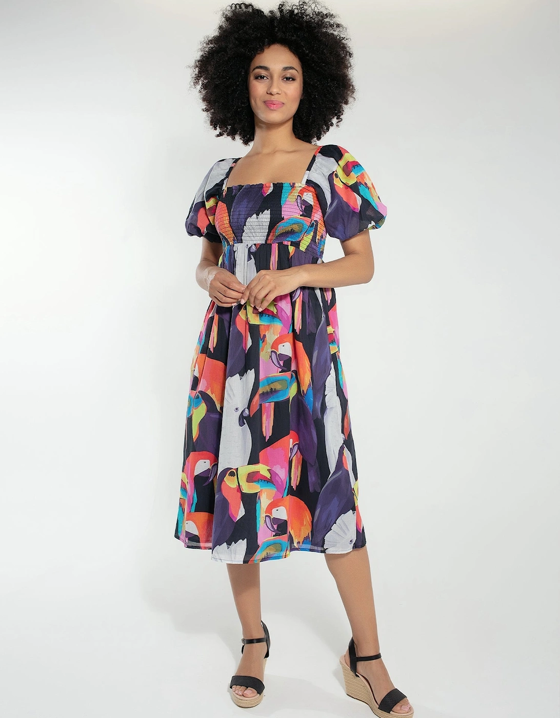 Nooki Design Women's RUBY PRINTED BANDEAU DRESS - Size: 8