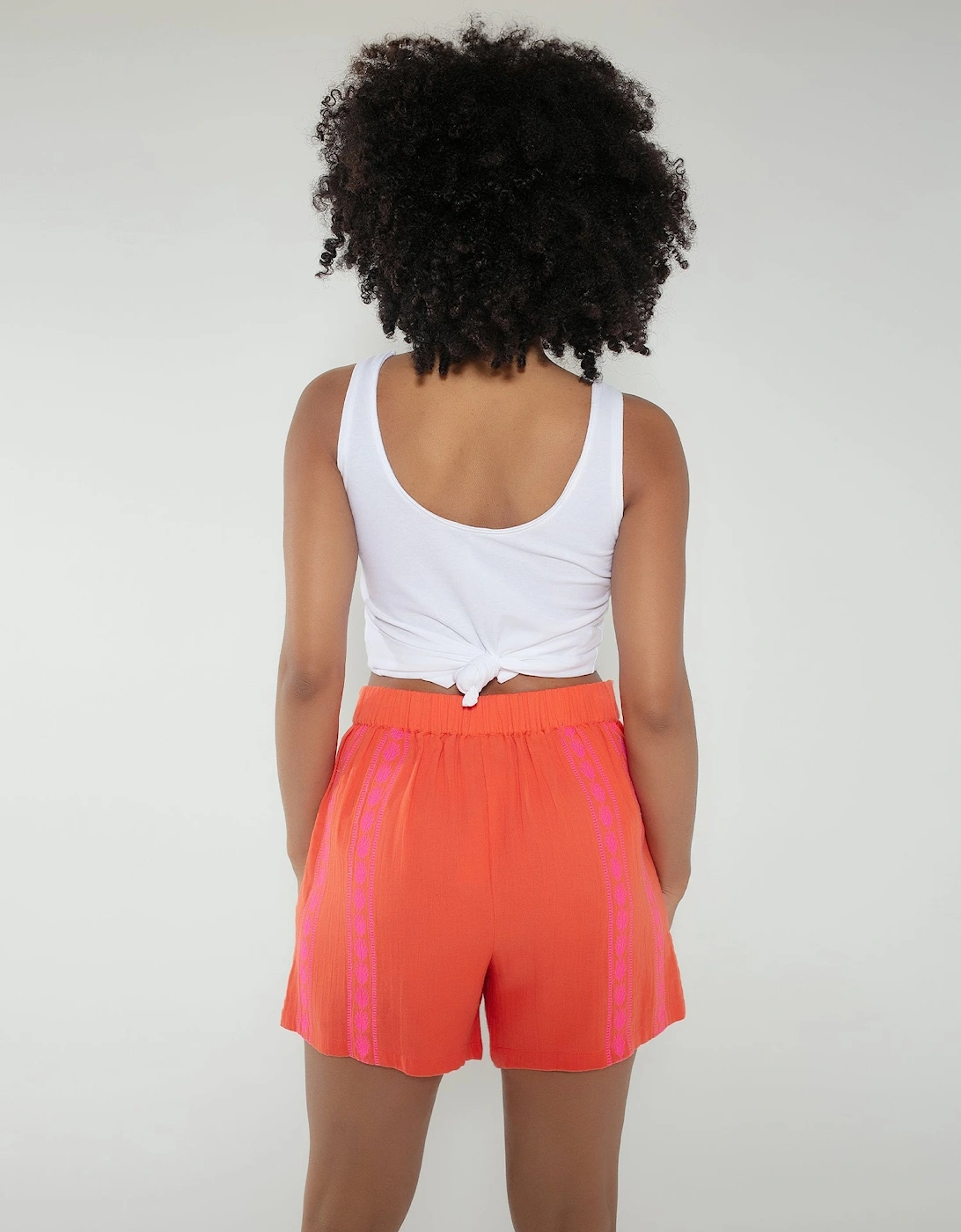 Belize Shorts in Orange