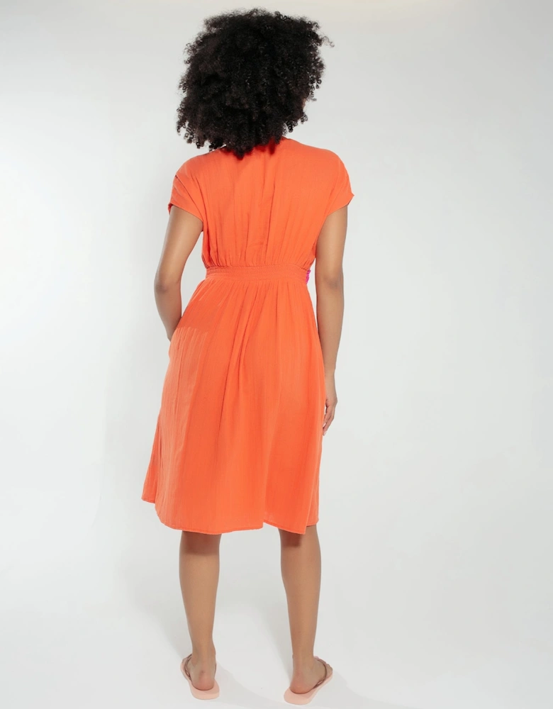 Layla Dress in Orange